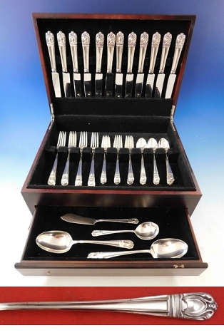 Sonja by International Sterling Silver Flatware Set 12 Service 52 pieces